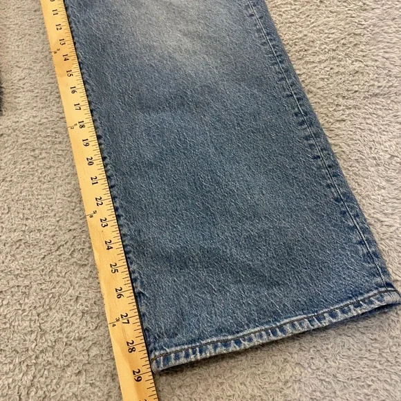 Madewell The Perfect Vintage Wide Leg Jean Womens 26x29 Blue High Rise NR475 - Picture 12 of 15